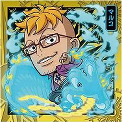 ONEPIECE ステッカー シール 温泉 マルコ ワンピースステッカーB-SIDE LABEL マルコ - メルカリ